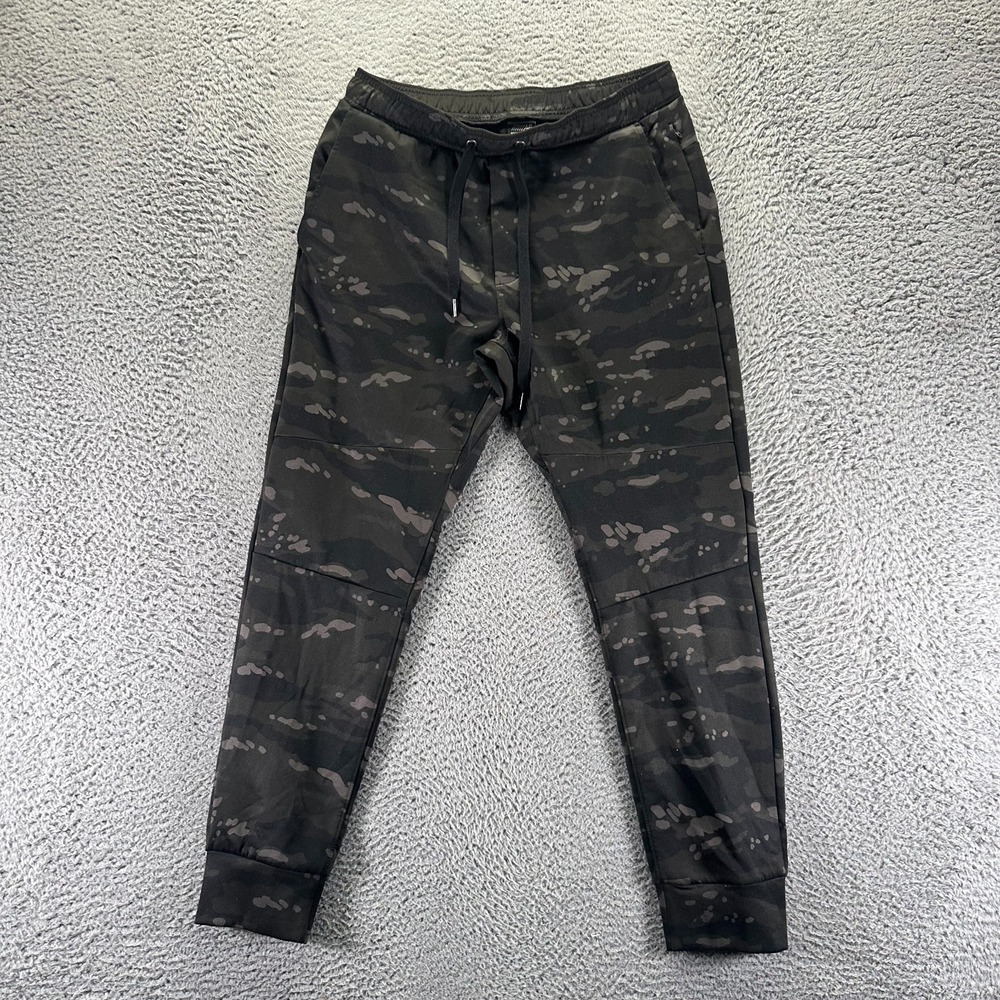 American Eagle Outfitters Pant Men's M Green Camouflage Polyester Jogger Stretch